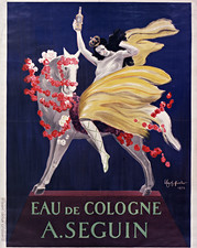 Listing image for Vintage Cologne Horse Poster - Bold Feminine Wall Art - 12X16/16X20/18X24/24X36
