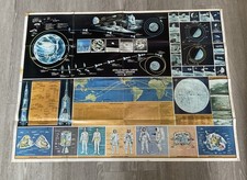 Listing image for Large NASA Apollo Initial Lunar Landing Mission Poster 1969?