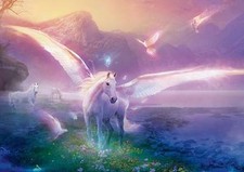 Listing image for MAGICAL UNICORN POSTER Fantasy Horse Wall Art Print Photo Poster A4 A3