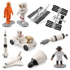 Listing image for Astronaut Model Set 10pcs Outer Space Miniature Astronaut Spaceman Toys