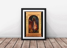 Listing image for The Light of the World Print Religious Jesus Christian Wall Art Framed