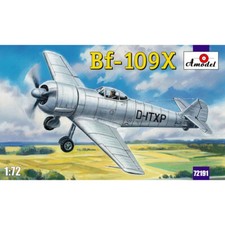 Listing image for AMODEL 72191 Bf-109X German experimental aircraft Scale 1/72 - Plastic model kit