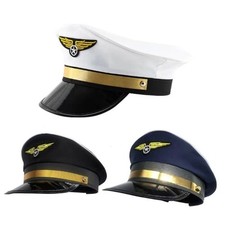 Listing image for Pilot Hat Uniform Prop 3colors Air Force Cap Party Cosplay Costume Prop﻿﻿﻿ UK