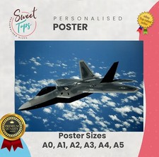 Listing image for FIGHTER JET WALL POSTER PRINTING A1 A2 A3 A4 A5 MADE TO ORDER