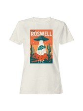 Listing image for Roswell UFO 1947 Retro Poster Women's T-shirt