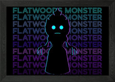 Listing image for Flatwoods Monster Cryptid Framed Wall Art Poster Canvas Print Picture