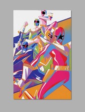 Listing image for Power Rangers Across the Morphin Grid #1 Wall Art Print 11" x 17" Poster
