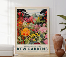 Listing image for Kew Gardens Nature Art Poster, Flower Botanical Print, Vibrant Natural Art Decor