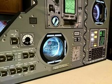Listing image for APOLLO 11 Star CM Cockpit panel Trek Guidance Computer Card model space prop YES