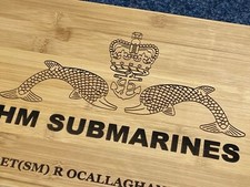 Listing image for British Armed Forces Engraved Wooden Parade/Memorabilia Box, Army, Navy & RAF
