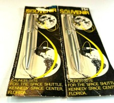 Listing image for 2 vintage 1980's Kennedy Space Centre Souvenir Pens In Original Packets