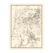 Listing image for Old Map of White Mountains, NH 1872 - Vintage White Mountain
