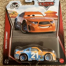 Listing image for Disney Pixar Cars Speedy Comet Diecast Model, 1:55 Scale 20th Anniversary