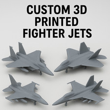 Listing image for Custom Fighter Jet Models - 3D Printed