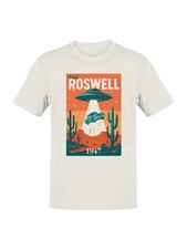 Listing image for Roswell UFO 1947 Retro Poster Men's T-shirt