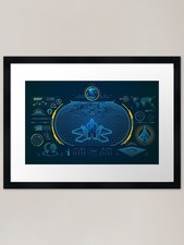 Listing image for aviation technology military aircra Framed Wall Art Poster Canvas Print Picture
