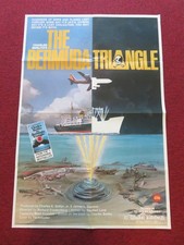 Listing image for THE BERMUDA TRIANGLE FOLDED US ONE SHEET POSTER CHARLES BERLITZ B. CRANDALL 1979